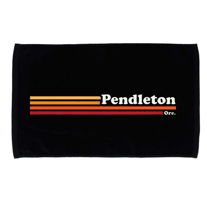 Vintage 1980s Graphic Style Pendleton Oregon Microfiber Hand Towel