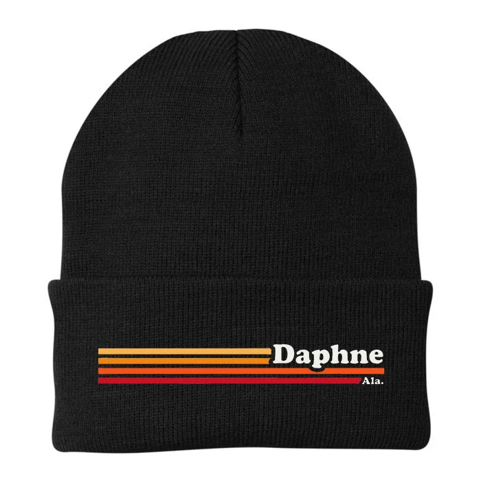 Vintage 1980s Graphic Style Daphne Alabama Knit Cap Winter Beanie