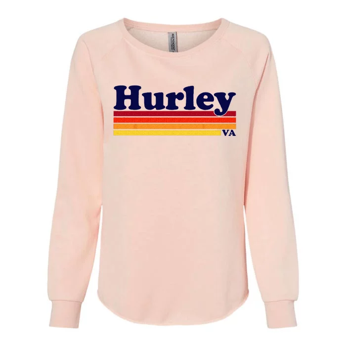 Vintage 1980s Graphic Style Hurley Virginia Womens California Wash Sweatshirt