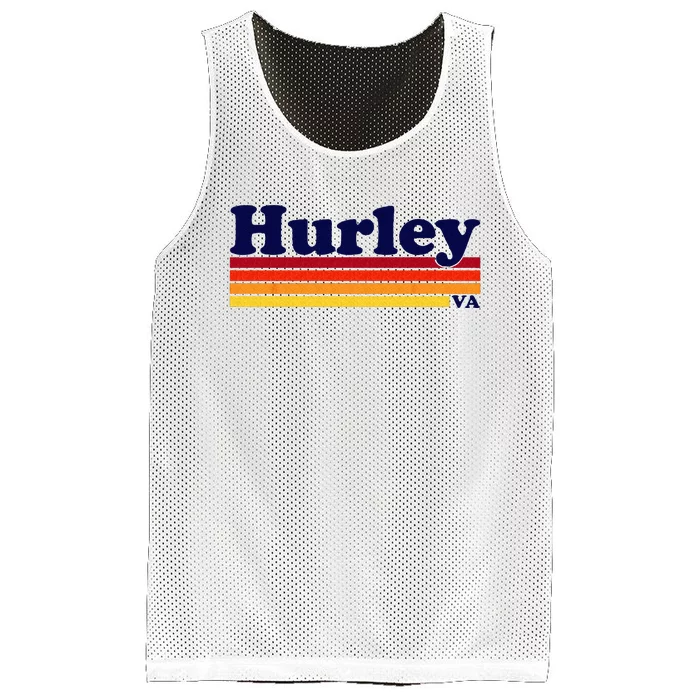 Vintage 1980s Graphic Style Hurley Virginia Mesh Reversible Basketball Jersey Tank