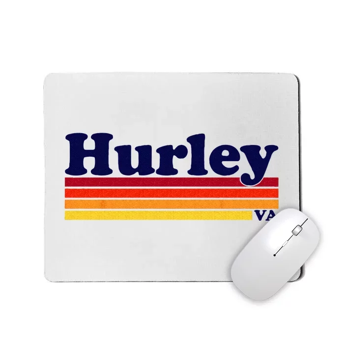 Vintage 1980s Graphic Style Hurley Virginia Mousepad