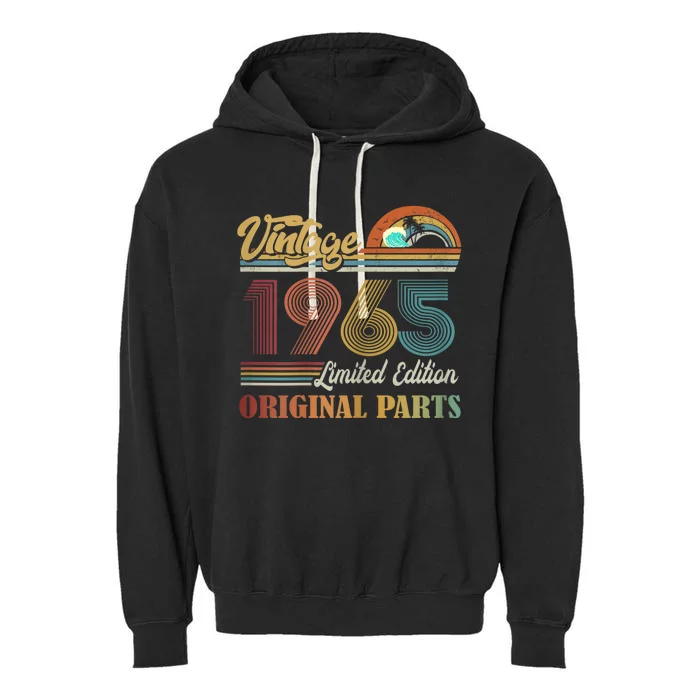 Vintage 1965 Limited Edition Original Parts 59 Years Old Garment-Dyed Fleece Hoodie