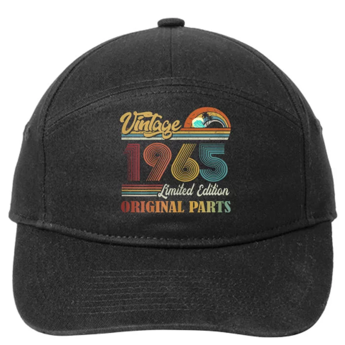 Vintage 1965 Limited Edition Original Parts 59 Years Old 7-Panel Snapback Hat