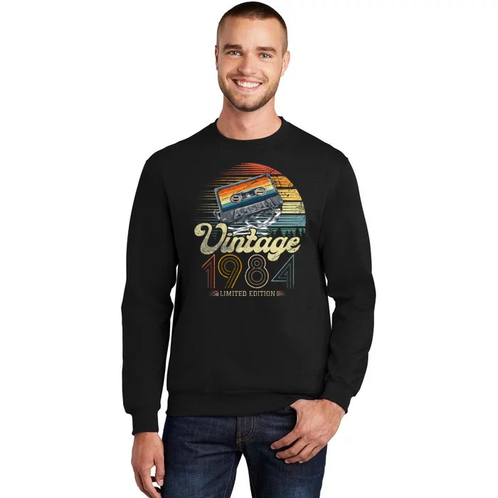 Vintage 1984 Limited Edition Vintage Birthday Gift Idea Tall Sweatshirt