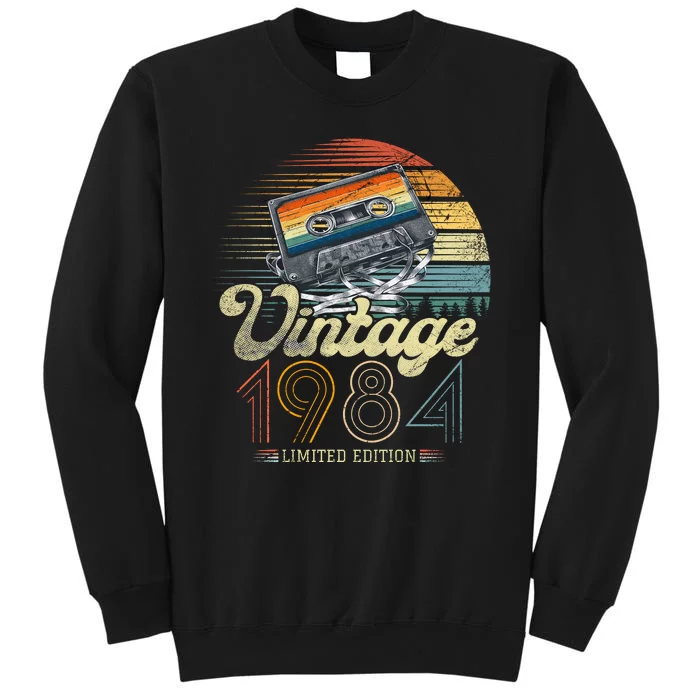 Vintage 1984 Limited Edition Vintage Birthday Gift Idea Tall Sweatshirt