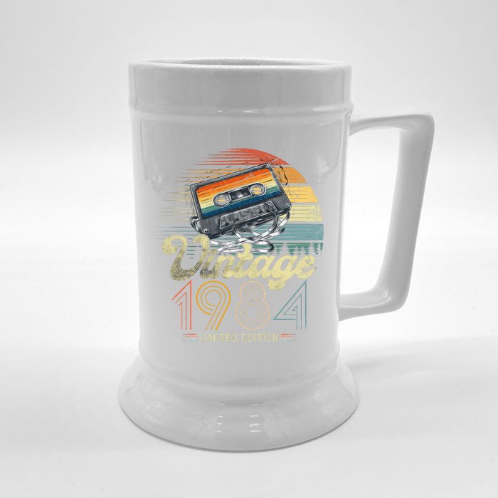 Vintage 1984 Limited Edition Vintage Birthday Gift Idea Front & Back Beer Stein