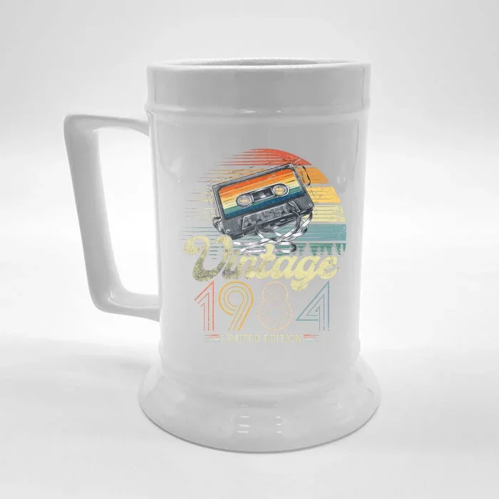 Vintage 1984 Limited Edition Vintage Birthday Gift Idea Front & Back Beer Stein