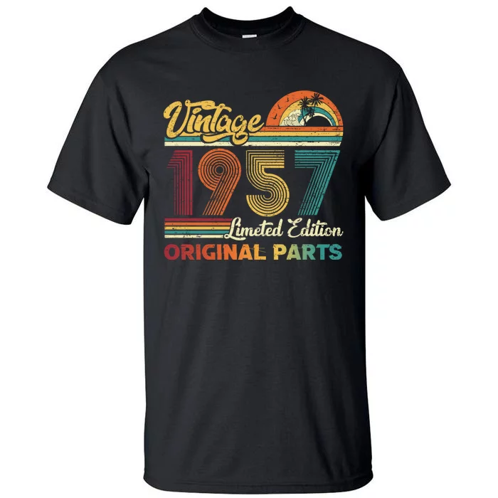 Vintage 1957 Limited Edition Original Parts 65th Birthday Tall T-Shirt