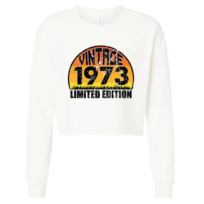 Vintage 1973 Limited Edition T Cropped Pullover Crew