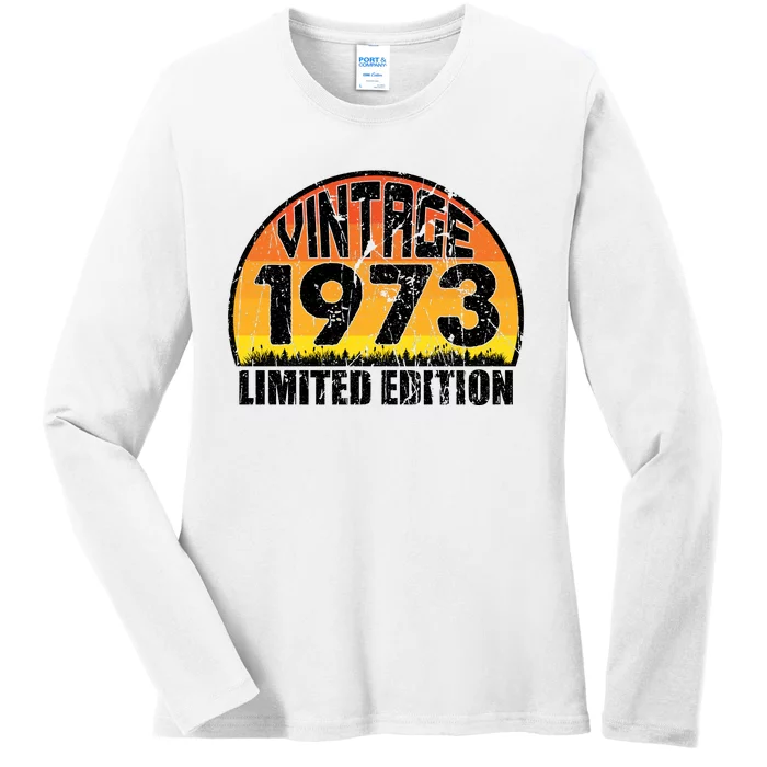 Vintage 1973 Limited Edition T Ladies Long Sleeve Shirt