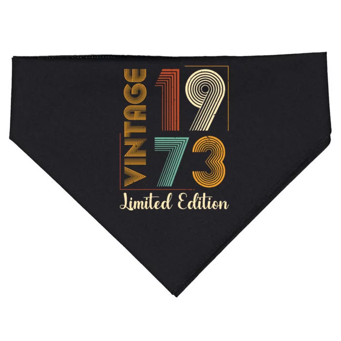 Vintage 1973 Limited Edition Birthday USA-Made Doggie Bandana