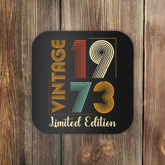 Vintage 1973 Limited Edition Birthday Coaster