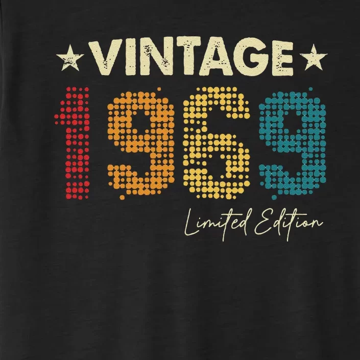 Vintage 1969 Limited Edition 55 Years Old 69th Birthday ChromaSoft Performance T-Shirt