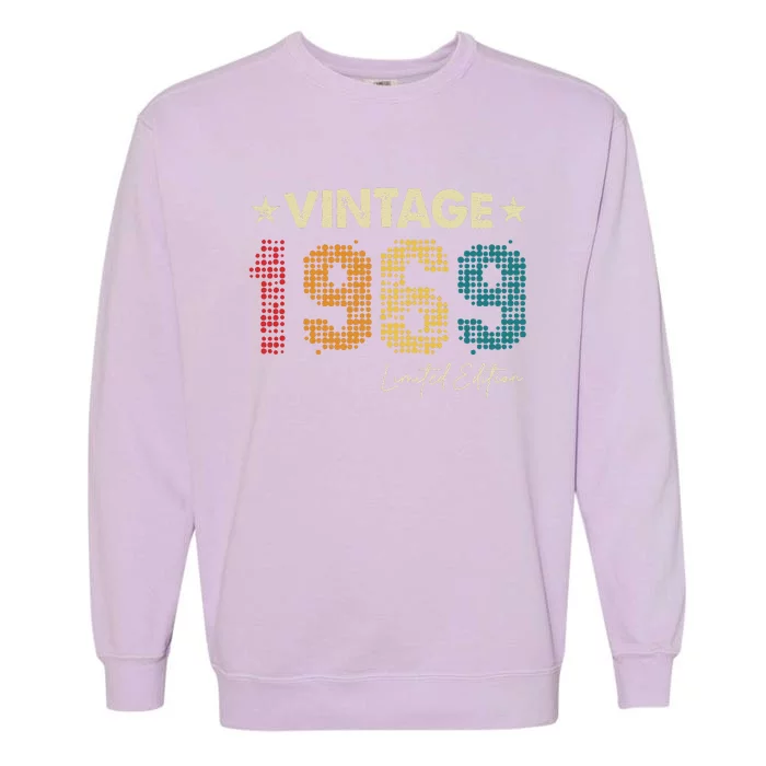 Vintage 1969 Limited Edition 55 Years Old 69th Birthday Garment-Dyed Sweatshirt