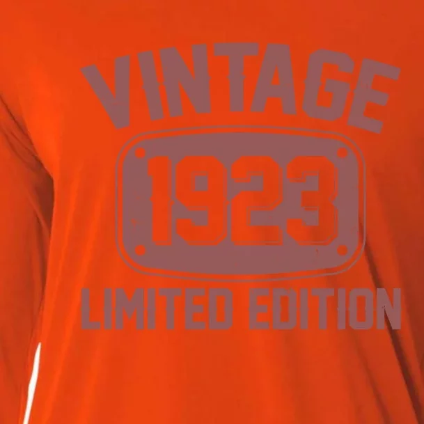 Vintage 1923 Limited Edition 100th Birthday Cooling Performance Long Sleeve Crew