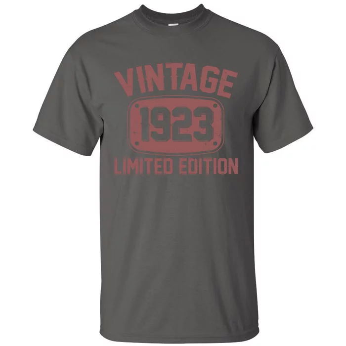 Vintage 1923 Limited Edition 100th Birthday Tall T-Shirt