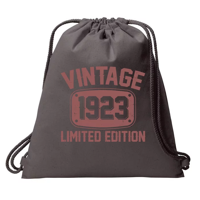 Vintage 1923 Limited Edition 100th Birthday Drawstring Bag