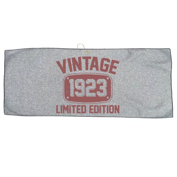 Vintage 1923 Limited Edition 100th Birthday Large Microfiber Waffle Golf Towel