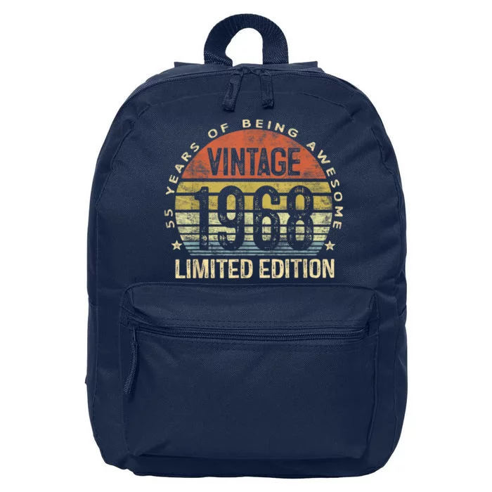 Vintage 1968 Limited Edition 55 Year Old Gifts 55th Birthday 16 in Basic Backpack