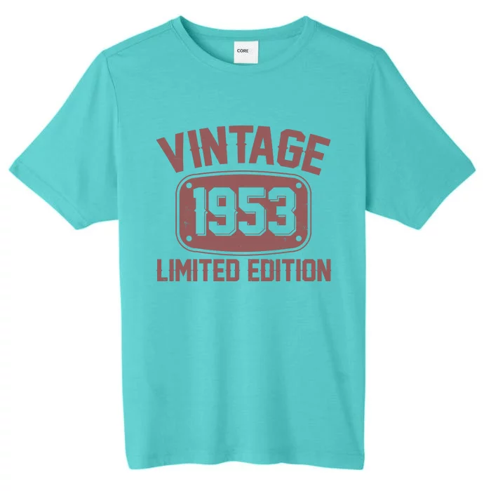 Vintage 1953 Limited Edition 70th Birthday ChromaSoft Performance T-Shirt