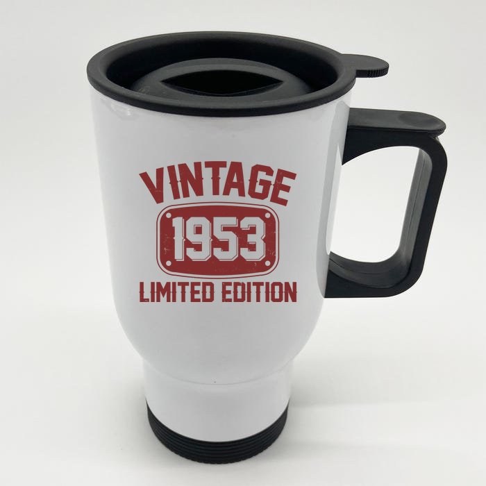 Vintage 1953 Limited Edition 70th Birthday Front & Back Stainless Steel Travel Mug