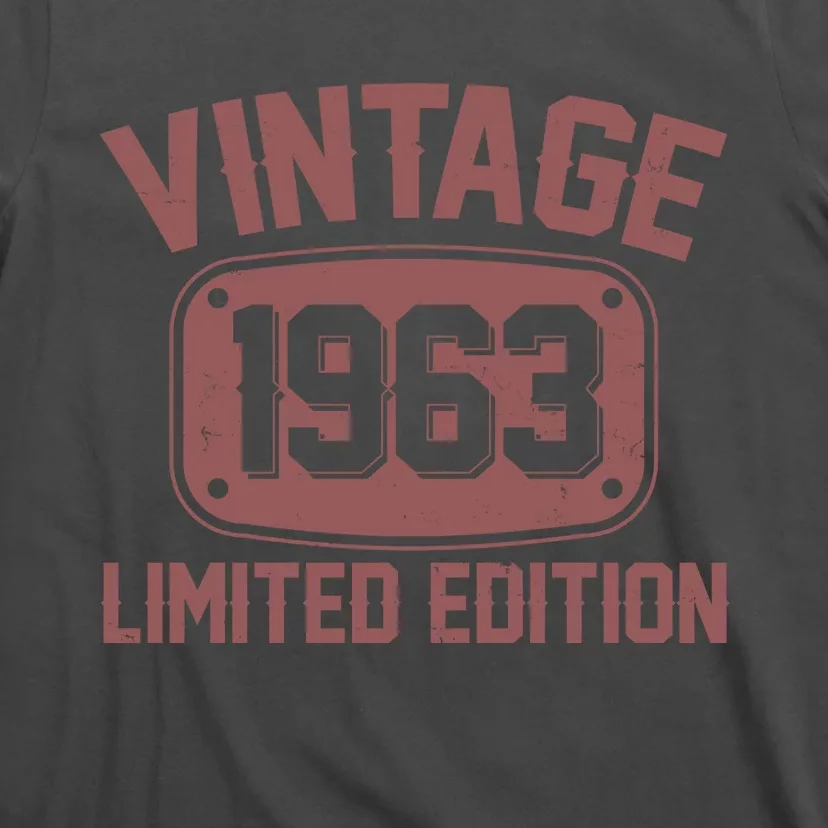 Vintage 1963 Limited Edition 60th Birthday T-Shirt