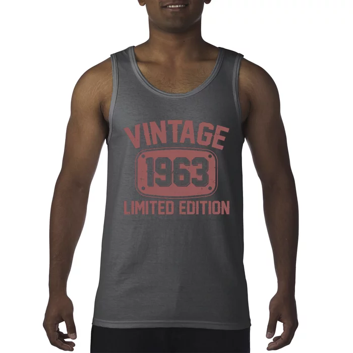 Vintage 1963 Limited Edition 60th Birthday Tank Top