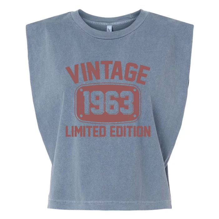 Vintage 1963 Limited Edition 60th Birthday Garment-Dyed Women's Muscle Tee