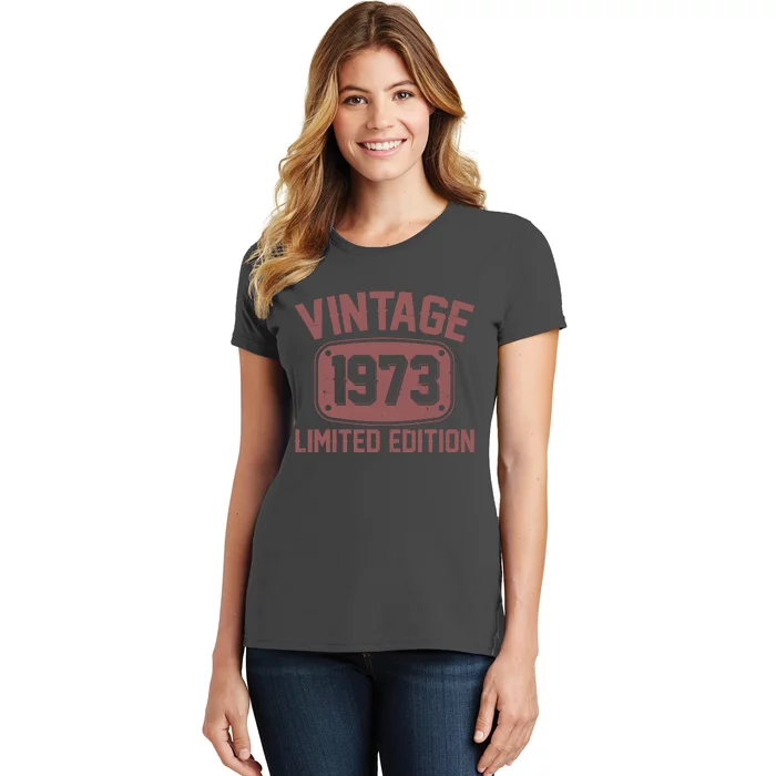 Vintage 1973 Limited Edition 50th Birthday Women's T-Shirt