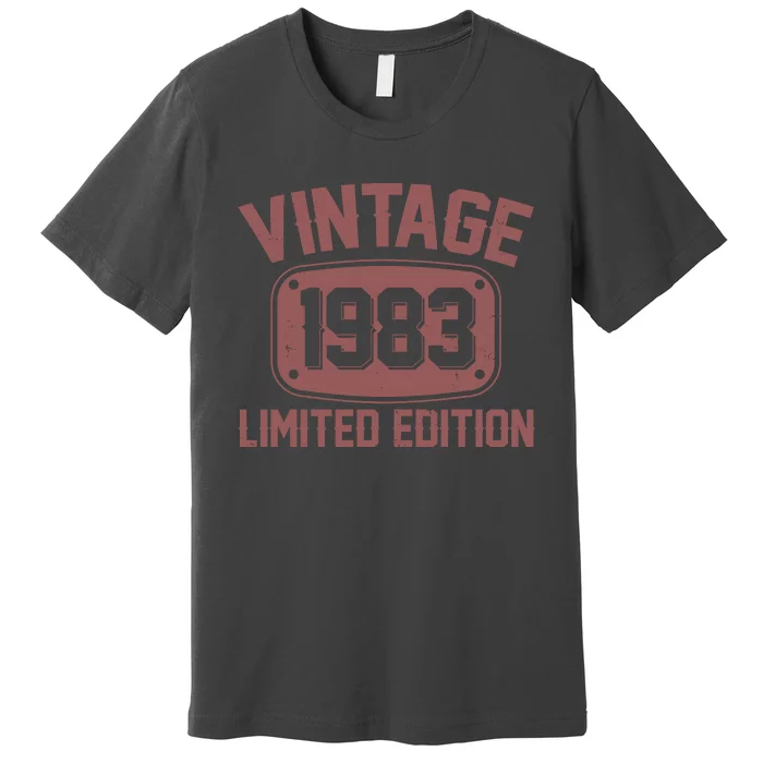 Vintage 1983 Limited Edition 40th Birthday Premium T-Shirt