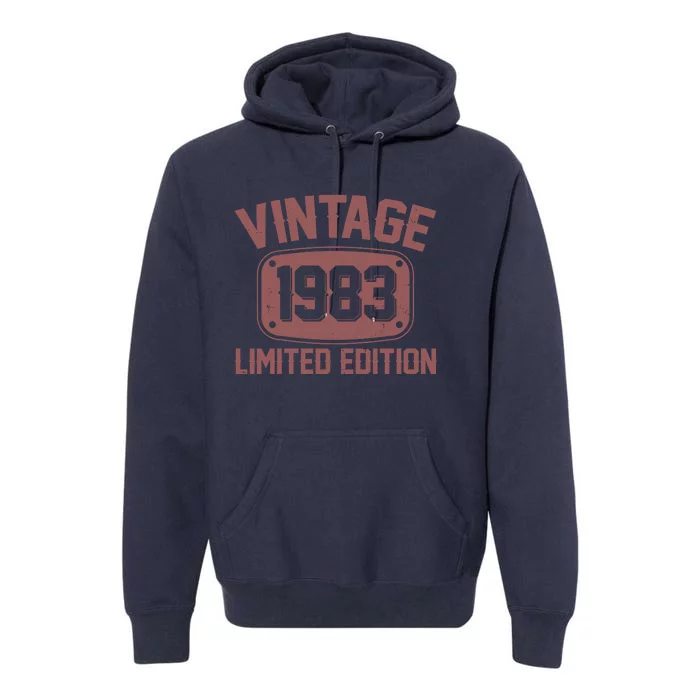 Vintage 1983 Limited Edition 40th Birthday Premium Hoodie