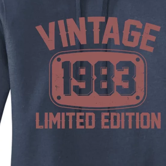 Vintage 1983 Limited Edition 40th Birthday Women's Pullover Hoodie