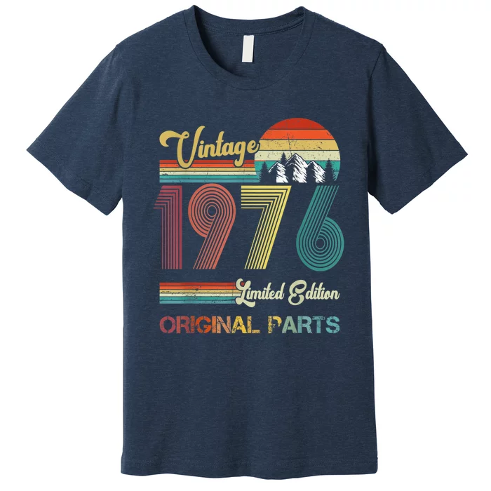 Vintage 1976 limited edition original parts 46th birthday Premium T-Shirt