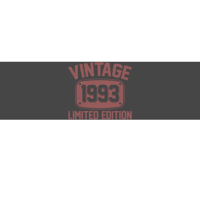 Vintage 1993 Limited Edition 30th Birthday Bumper Sticker