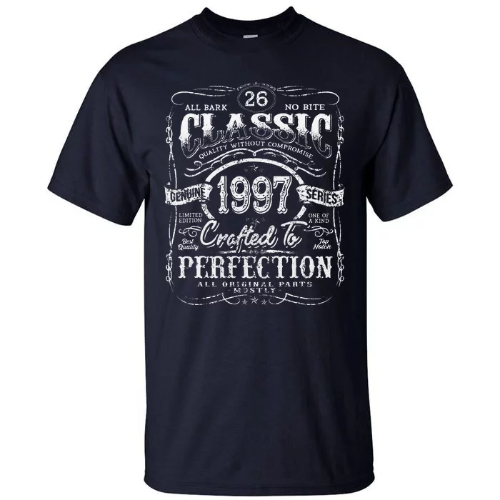 Vintage 1997 Limited Edition 26 Year Old 26th Birthday Tall T-Shirt