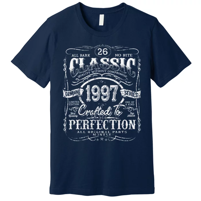 Vintage 1997 Limited Edition 26 Year Old 26th Birthday Premium T-Shirt