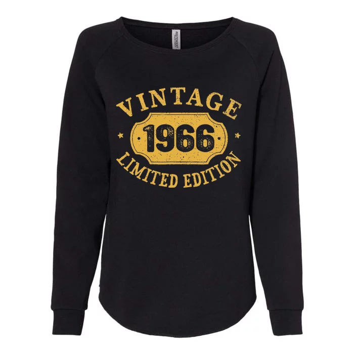 Vintage 1966 Limited Edition Made In 1966 57th Birthday Womens California Wash Sweatshirt