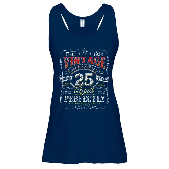 Vintage 1998 Limited Edition 25 Year Old 25th Birthdays Ladies Essential Flowy Tank