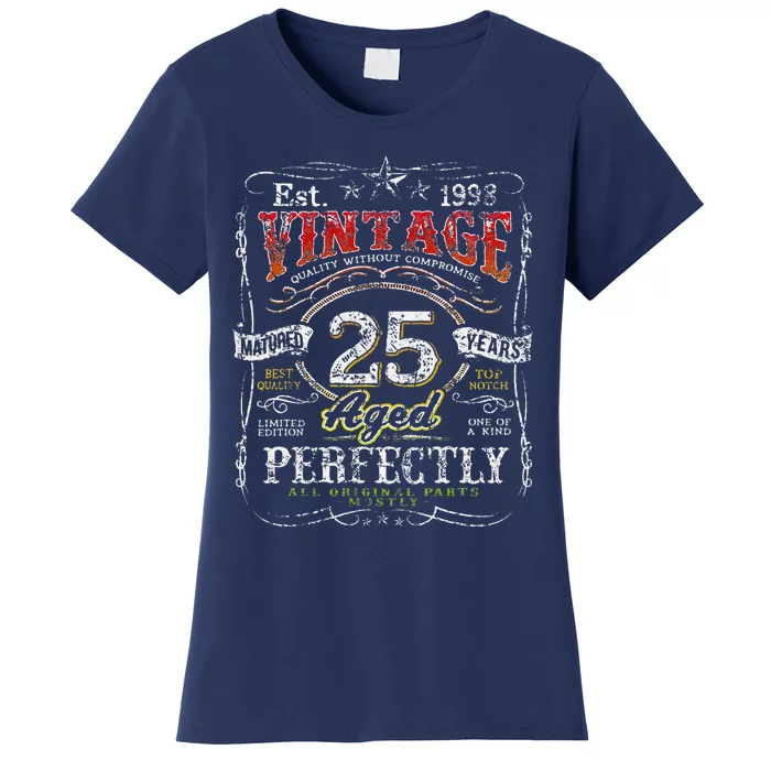 Vintage 1998 Limited Edition 25 Year Old 25th Birthdays Women's T-Shirt