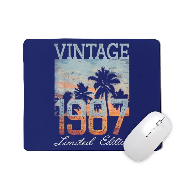 Vintage 1987 Limited Edition 36 Year Old Gifts 36th Birthday Mousepad