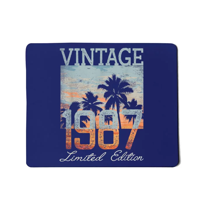 Vintage 1987 Limited Edition 36 Year Old Gifts 36th Birthday Mousepad