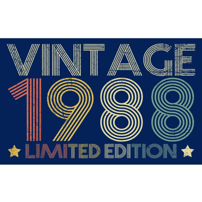 Vintage 1988 Limited Edition 35 Years Old 35th Birthday Bumper Sticker