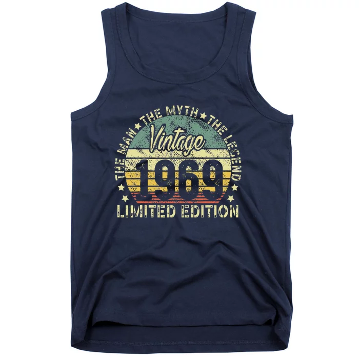 Vintage 1969 Limited Edition 54 Year Old Retro 54th Birthday Tank Top