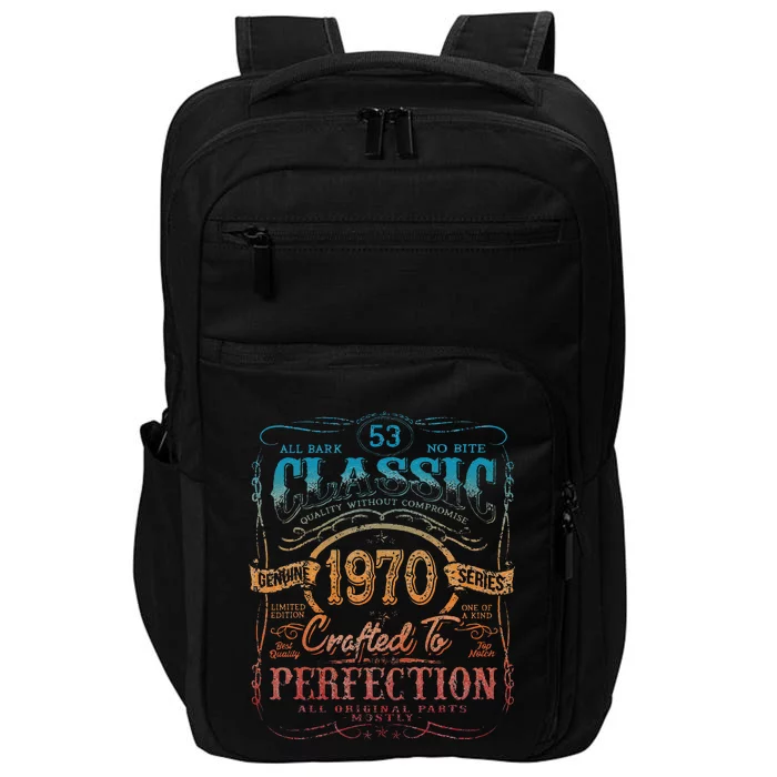 Vintage 1970 Limited Edition 53 Year Old 53rd Birthday Cute Impact Tech Backpack