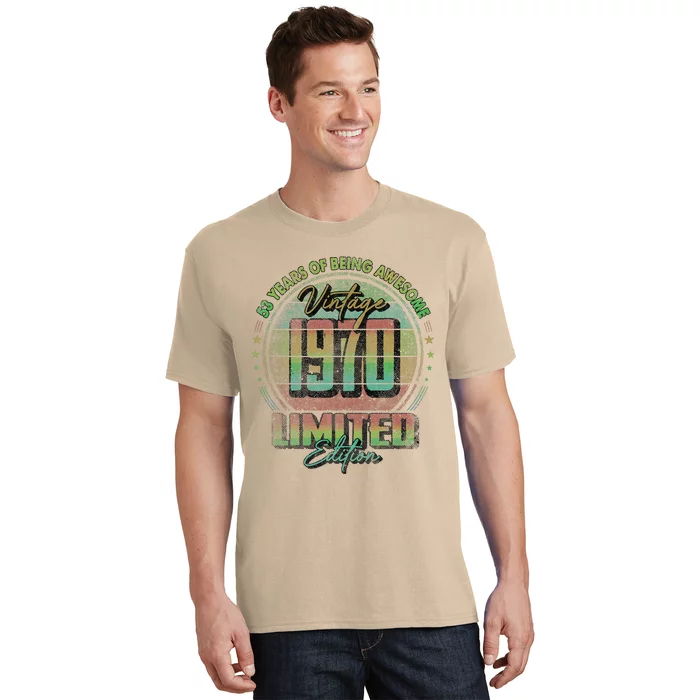 Vintage 1970 Limited Edition 53 Year Old 53rd Birthday T-Shirt