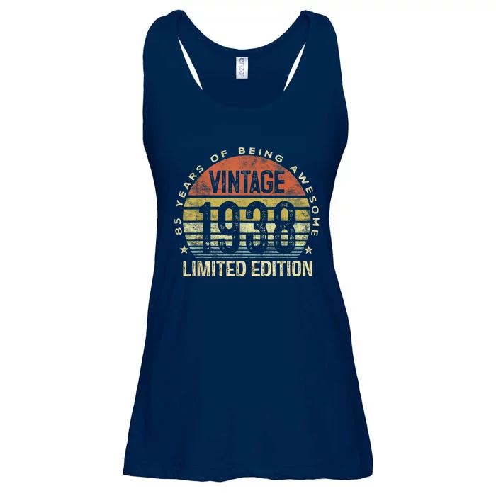 Vintage 1938 Limited Edition 85 Year Old Gifts 85th Birthday Present Ladies Essential Flowy Tank