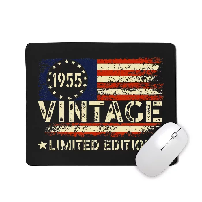 Vintage 1955 Limited Edition 68 Year Old Gifts 68th Birthday Mousepad