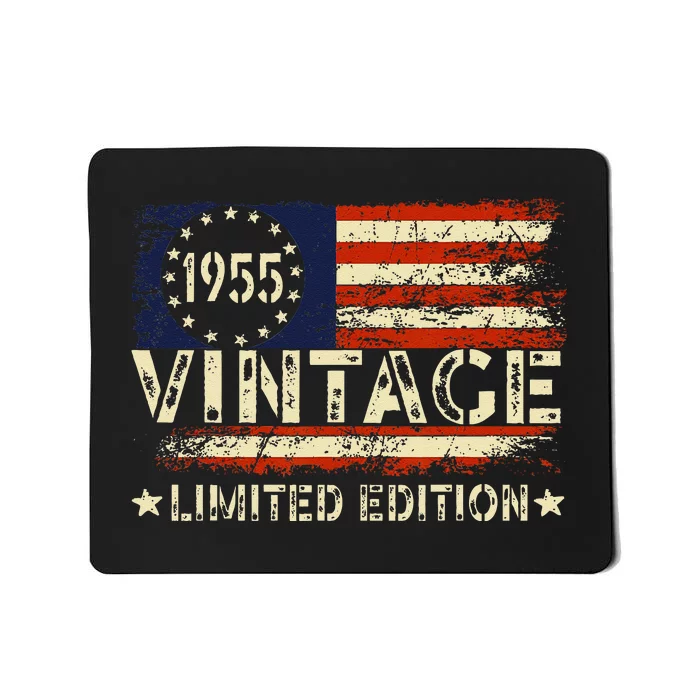 Vintage 1955 Limited Edition 68 Year Old Gifts 68th Birthday Mousepad