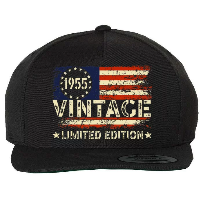 Vintage 1955 Limited Edition 68 Year Old Gifts 68th Birthday Wool Snapback Cap