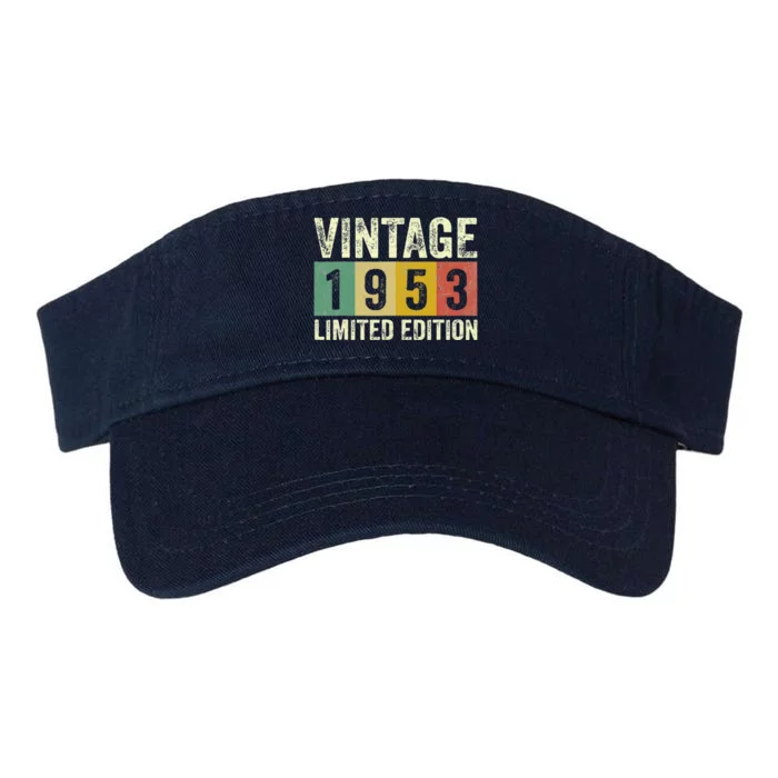 Vintage 1953 Limited Edition 69 Years Old 69th Birthday Gift Valucap Bio-Washed Visor